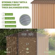 Storage Shed Outdoor Metal Tool Shed