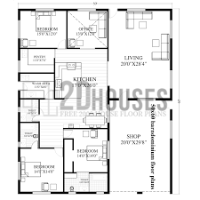 50x60 barndominium floor plans 2d