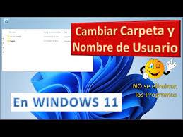 carpeta de usuario en windows 10