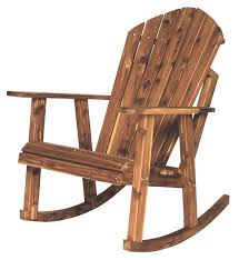 Cedar Adirondack Porch Rocking Chair