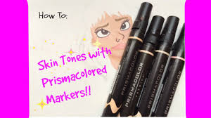 How To Color Skin Tones Using Prisma Markers L Beautyofoblivionart