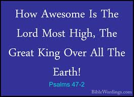Psalms 47 - Holy Bible English - BibleWordings.com