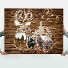 personalized deer picture frame