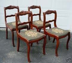duncan phyfe leg dining room chairs