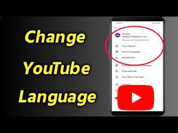 How To Change Youtube Language gambar png