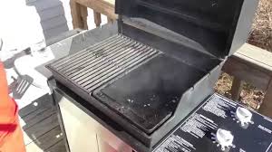 cast iron griddle demonstration on a