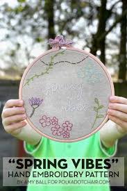 Embroidering an applique on a shirt! 30 Easy Embroidery Projects Ideas For Beginners In 2021