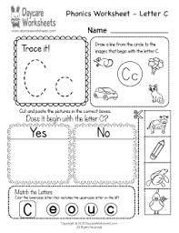 pre phonics worksheets learning