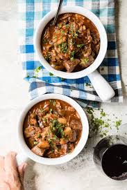 beef stew with mushrooms in the instant