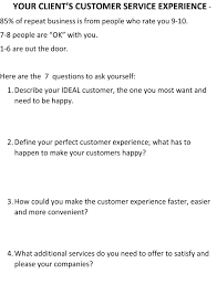 Please Describe Your Customer Service Experience Major