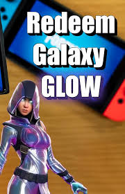 The galaxy is a promotional costume for mobile players using the samsung note 9 and. Redeem The Free Galaxy Glow Fortnite Skin Samsung Phone Samsung Samsung Store