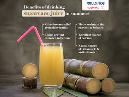 benefits of drinking sugarcane juice in
