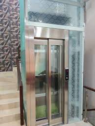 Glass Passenger Elevator With Machine