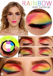 rainbow eye shadow tutorial lulus