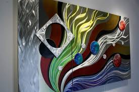 Abstract Home Decor Painting Metal