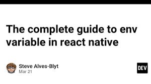 env variable in react native