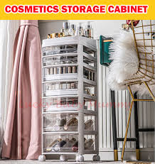cosmetic storage drawer makeup cabinet