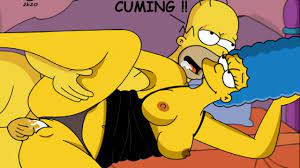 Marge und homer simpson nackt