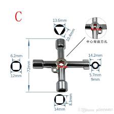 Ook een gasmeter koopt u bij warmteservice. 4 In 1 Key Wrench Triangle Square Round Wrench For Gas Electric Meter Cabinets Wrench Sets Home Garden Worldenergy Ae