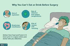 why you can t eat or drink before surgery