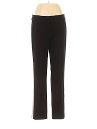 polyester solid black dress pants