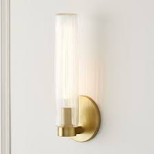 Fluted Glass Indoor Outdoor Sconce 3