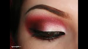 daring red eyeshadow makeup tutorial