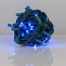 50 blue outdoor led tree