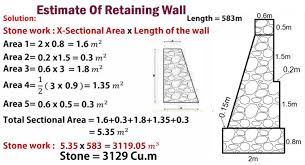 Retaining Wall Estimate