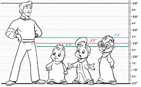 Height Comparison Chart For Alvin And The Chipmunk Alvin