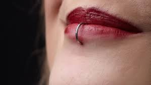 fake lip piercings are the latest way