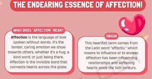 affection meaning what does affection
