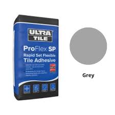 ultra tile pro flex rapid set grey tile