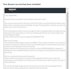 amazon suspended account reactivation