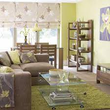 brown and green living room designs