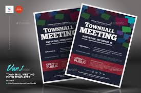 Town Hall Meeting Flyer Templates