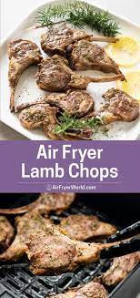 air fryer lamb chops recipe with