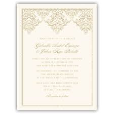 Ornate Scroll Frame Wedding Invitations Paperstyle