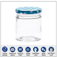 Yera Glass Jar With Printed Lid