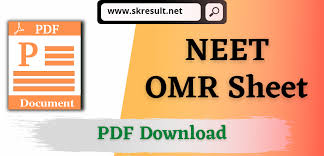 neet omr sheet pdf 2023 for