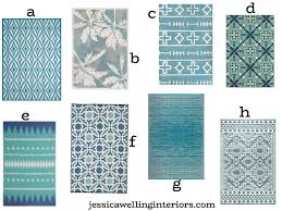 the best blue outdoor rugs 2024