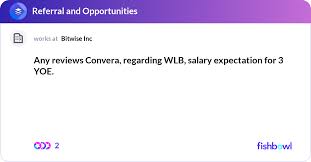 Reviews Convera Regarding Wlb Salary
