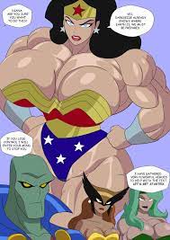 Wonder Woman Super Muscle comic porn 