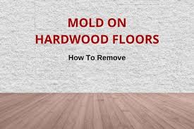how to remove mold on hardwood floors
