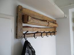 This wall mounted diy coat rack is great on any wall and perfect when you are short on space! Super Cheap And Simple Diy Coat Racks Made Out Of Wood