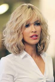 A wide variety of medium hair with bangs options are available to you, such as hair extension type ··· 2019 new fashion 2 colors mixed highlight brown and blonde human hair short bob wigs with bangs. 20 Dreamy Blonde Hairstyles With Bangs To Try In 2020