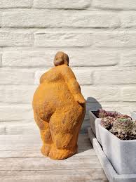 Abstract Fat Lady Garden Sculpture Cast