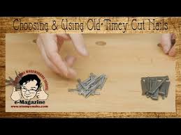 introduction to old fashioned cut nails