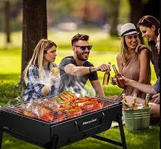 foldable barbecue and tandoor grill