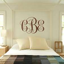 Monogram Wall Decal Personalized